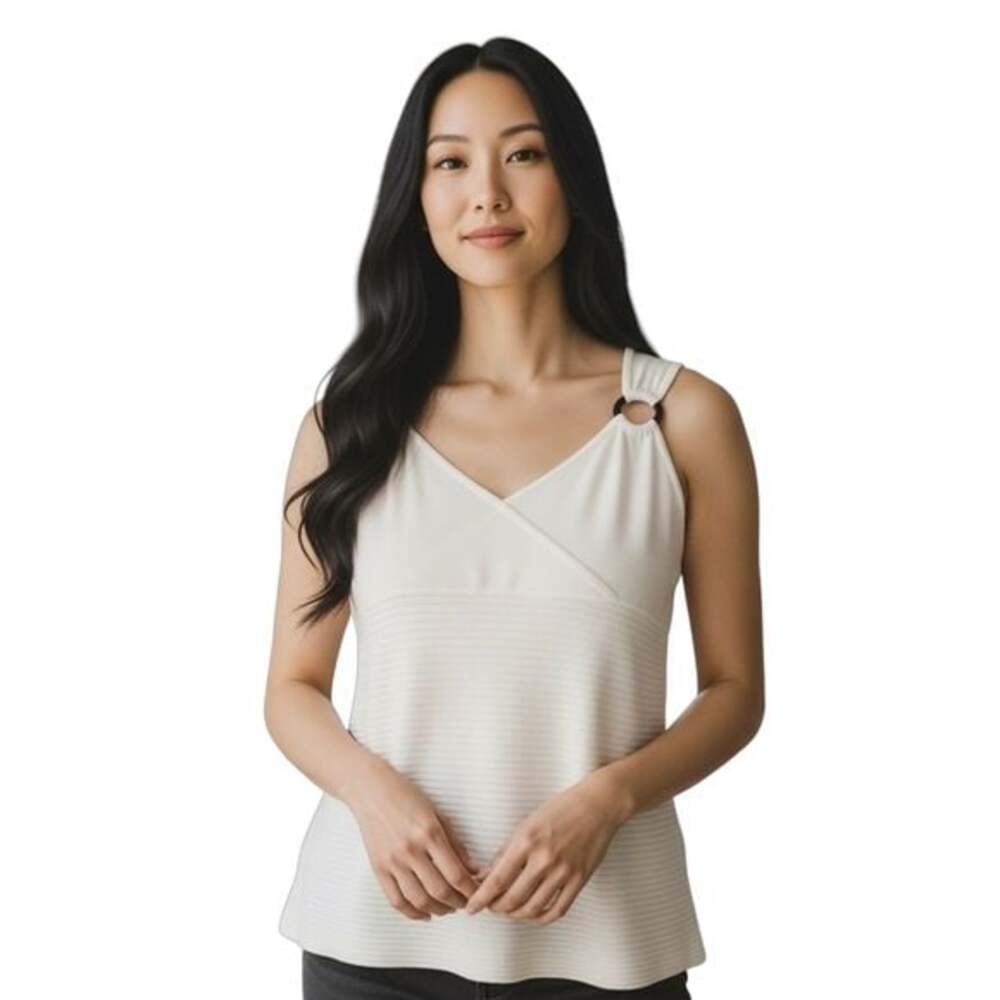 Willi Smith White Sleeveless Top
